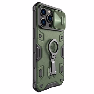 Чехол Nillkin CamShield Armor Pro для Apple iPhone 14 Pro Max зелёный