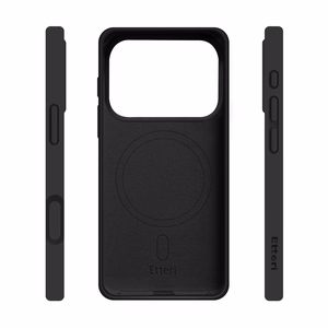 Etteri Silikoninis Mag dėklas for iPhone 17 Pro juodas