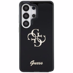 Guess чехол IML Big Metal 4G Script для Samsung Galaxy S26 Ultra чёрный