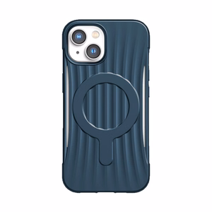 Raptic X-Doria Clutch dėklas iPhone 14 Plus su Magnetine galinė mėlyna danga