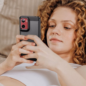 Tech-Protect TPUCarbon dėklas Motorola Moto G05 / E15 - Juodas