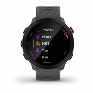 Garmin Forerunner 55 – GPS išmanusis laikrodis, MIP, 42 mm, pilkas