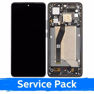 Ekranas skirtas Xiaomi 14T Pro su rėmeliu / Titan Black / (Service Pack)