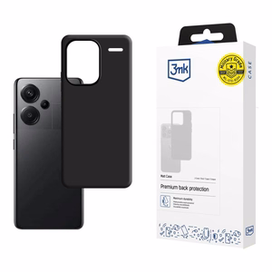 3mk Matinis dėklas telefonui Xiaomi Redmi Note 13 Pro+ - juodas