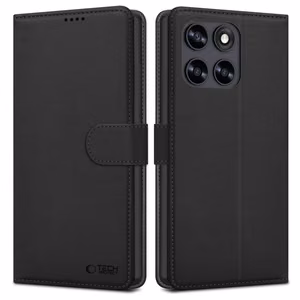 Tech-Protect Wallet Case for Motorola Moto G67 / G77 - Black
