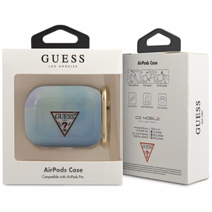 Guess GUACAPTPUMCGC02 AirPods Pro чехол синий/синий Tie & Dye Collection