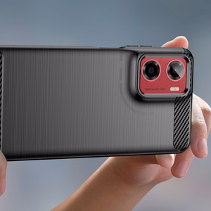 Tech-Protect TPUCarbon dėklas Motorola Moto G05 / E15 - Juodas