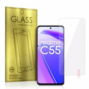 Tempered Glass Gold for Realme C55