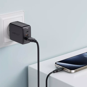 USB laidas Acefast C16-04 USB-A į USB-C 1.2m juodas