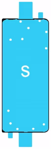 Стикер для LCD Samsung F946 Z Fold5 5G Оригинал (сервисная упаковка)