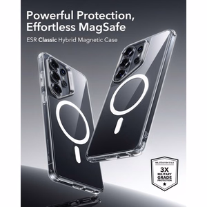ESR Classic Hybrid MagSafe Чехол для Samsung Galaxy S26 Ultra прозрачный
