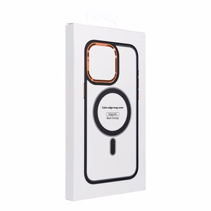 Чехол для Samsung S26 ULTRA Color Edge Mag Cover совместимый с MagSafe чёрно-золотой