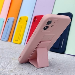 Wozinsky Kickstand Case silikoninis dėklas su stovu Samsung Galaxy M51 juodas