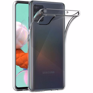 Чехол для Samsung A51 Clear Case 2 мм Box прозрачный