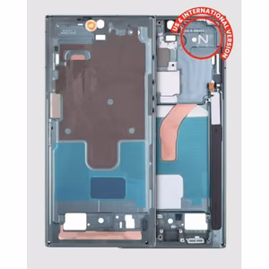 Vidurinis rėmelis Samsung S908 S22 Ultra (žalias)