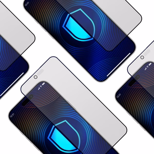 3mk Hardglass Matt Max Privacy grūdintas stiklas iPhone 17 Air telefonui
