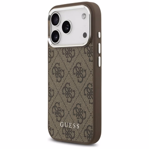 Dėklas Guess 4G MagSafe Apple iPhone 17 Pro Max rudas
