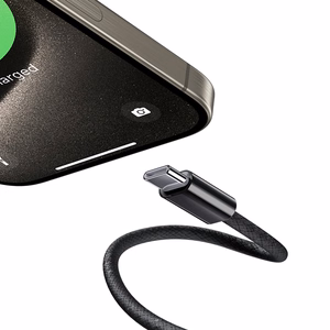 Benks Cable D46 braided (C.D.SJ.FC.BK.LA32) - Type C to Lightning - PD 27W 3A 2 metres black
