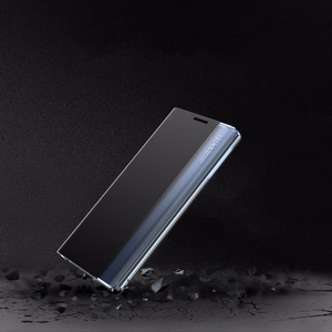 Naujas Sleep Case dėklas su flapo funkcija ir stovu Poco M4 Pro 5G juodas