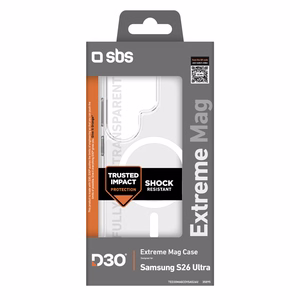 SBS Extreme D30 чехол для Samsung Galaxy S26 Ultra совместимый с MagSafe прозрачный