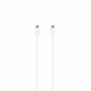 SEEK TOTI Type-C – Type-C, 1 м PVC кабель передачи данных 3A, белый