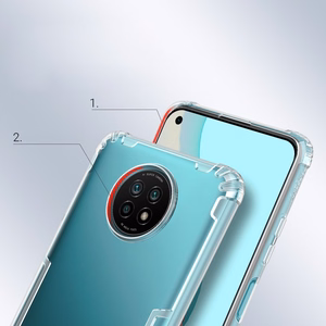 Nillkin Nature гелевый чехол ультратонкий Xiaomi Redmi Note 9T 5G прозрачный