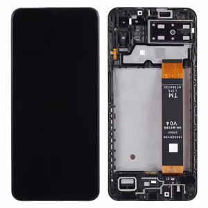 ЖК-экран Samsung A135 A13 4G 2022 с сенсорным экраном и рамкой чёрный Оригинал