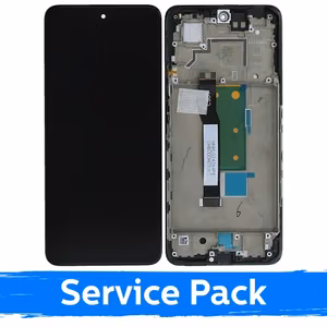 LCD Display Compatible With Xiaomi Poco X4 GT 5G (2022) Black With Frame (Service Pack)
