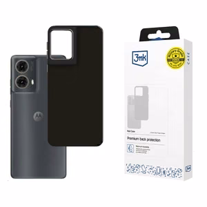 3mk Matt Case, skirtas Motorola Moto G85 - juodas