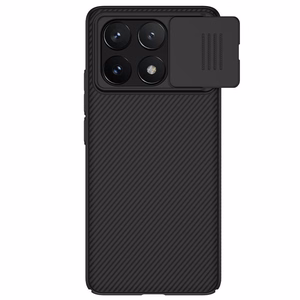 Nillkin CamShield dėklas, skirtas Xiaomi Redmi K70E / Poco X6 Pro 5G, juodas