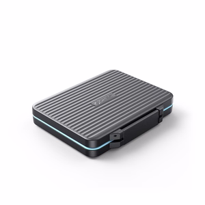 Orico PHCD dėklas atminties kortelėms ir duomenų laikmenoms, juodas, 2.5 colio SSD, 2.5 colio HDD, M.2 SSD, SD, Micro SD, CompactFlash kortelių skaitytuvams - juodas