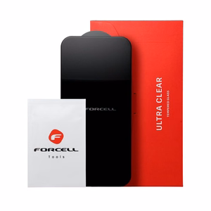 Forcell itin skaidrus apsauginis stiklas – Xiaomi Redmi 12 / Redmi 13, juodas