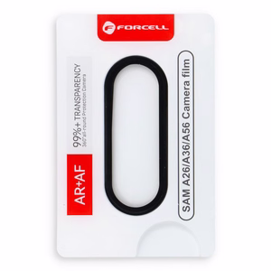 Kameros stiklas skirtas Samsung A36 Forcell Premium juodas