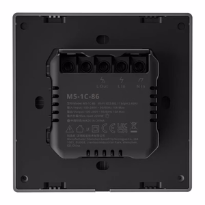 Išmanusis scenų sieninis jungiklis WiFi Sonoff M5 1C (1 kanalas)
