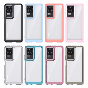 Чехол Outer Space для Xiaomi Poco F4 5G с гибкой рамкой чёрный