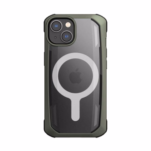 Raptic X-Doria Apsauginis dėklas iPhone 14 su Magnetine šarvuota danga žalia