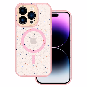 Tel Protect Magnetinis Splash Matinis dėklas telefonui iPhone 15 Plus šviesiai rožinis