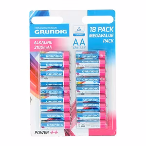 Grundig AA / LR6 1,5 V šarminės baterijos, 18 vnt.