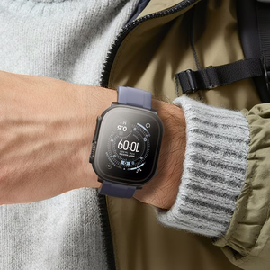 Защитное стекло AmazingThing Radix с чехлом для Apple Watch Ultra 3 49 мм — чёрный