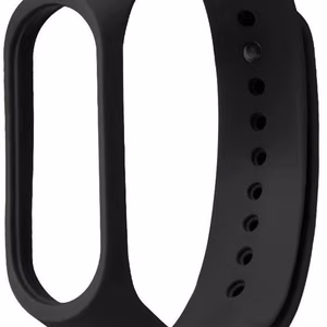 Ремешок для Xiaomi Mi Band 5 6 7 чёрный
