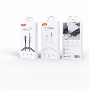 XO cable audio NB-R279B USB-C - jack 3,5mm 1,0m black