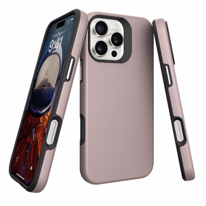 Чехол Perfectionists Triangle Mag для iPhone 12 Pro Max розовое золото