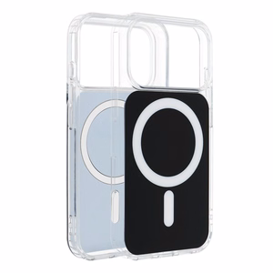 Чехол Samsung S26 ULTRA Clear Fusion Mag Cover совместимый с MagSafe черный
