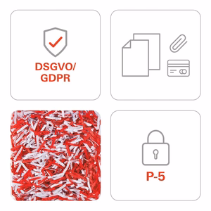 HSM Pure 530 smulkintuvas, 80 l, 1,9x15 mm