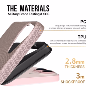 Чехол Perfectionists Triangle Mag для iPhone 13/14 розовое золото
