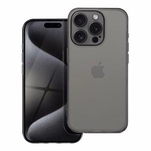 Чехол BOX PREMIUM 1,5 mm для iPhone 12 Pro Max прозрачный чёрный
