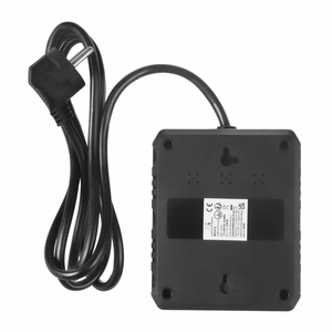 Maclean elektros paskirstytuvas, prailginimo laidas su 2 lizdais + 3xUSB, 110–240 V kintama srovė, 50/60 Hz, 2,1 A, maks. 2500 W, 1,5 m, juodas, MCE387 B