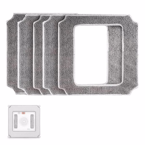 Spare square microfiber cloth for window cleaning robots 5 pcs