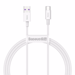 USB кабель Baseus Superior с USB на Type-C 66W 1.0м белый CATYS-02