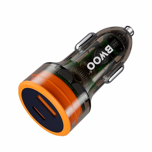 Įkroviklis automobilinis Bwoo (CC85) (1xUSB; 1xUSB-C; 38W)